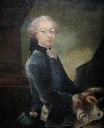 unknow artist Portrait of Christian VII of Denmark oil painting on canvas